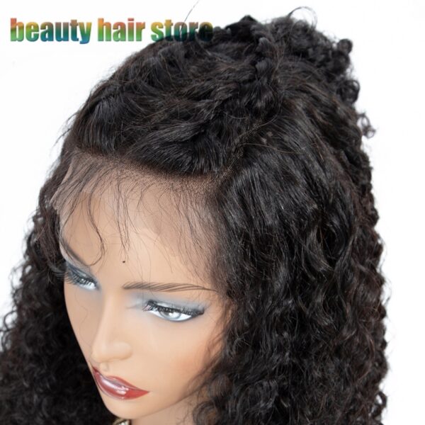 Brazilian Kinky Curly Lace Front Human Hair Wigs - Image 5