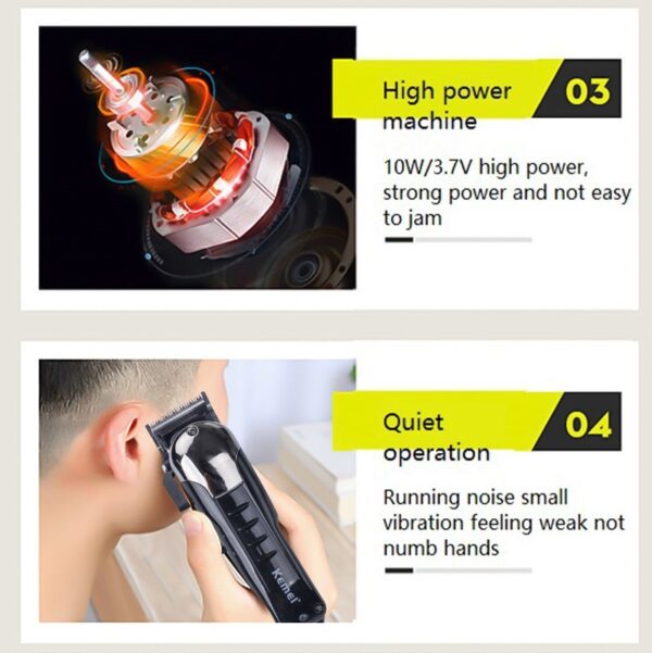 7000RPM Electric Hair Clippers Extremely Fine Hair Cutting Machine - Image 6